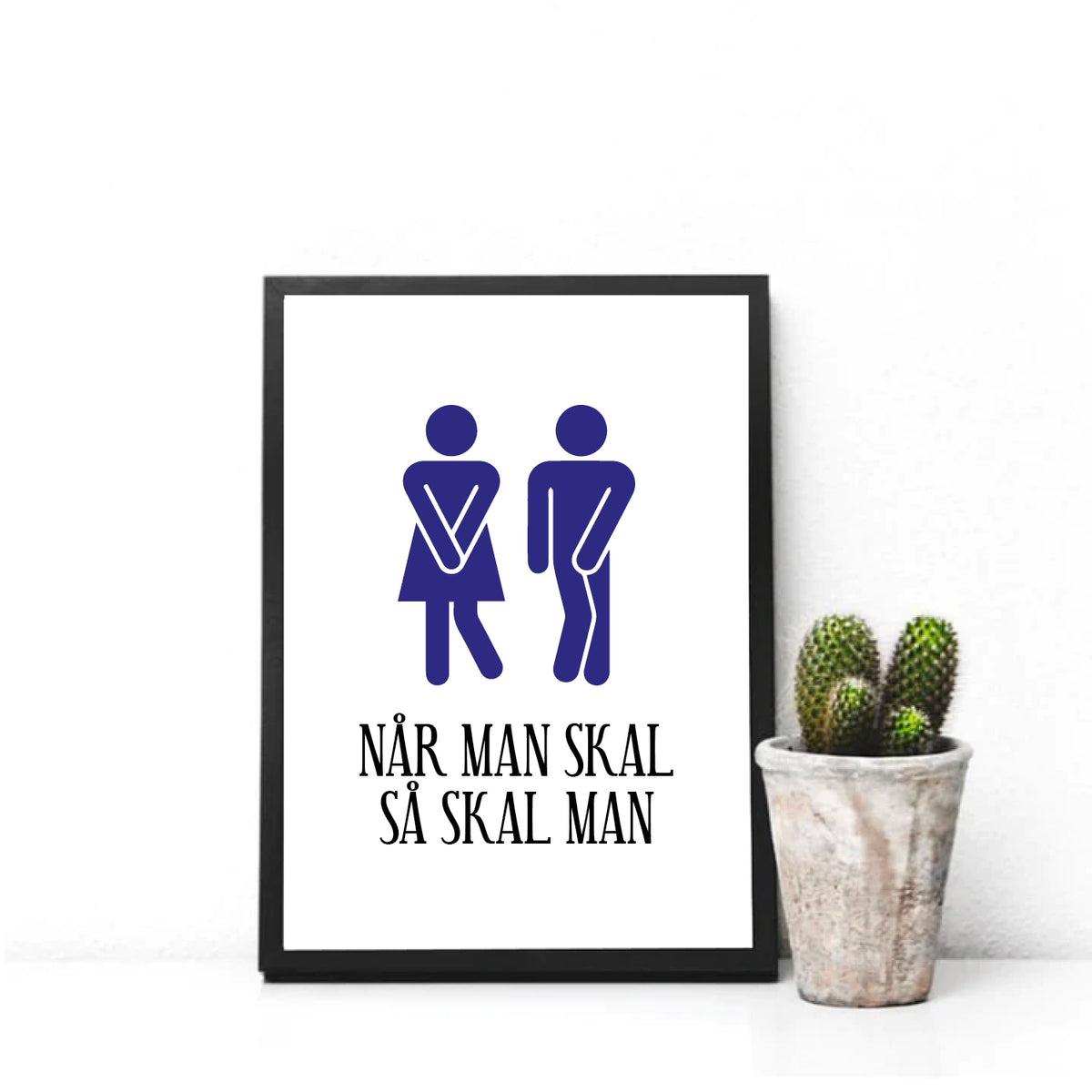 badeværelse plakat toilet
