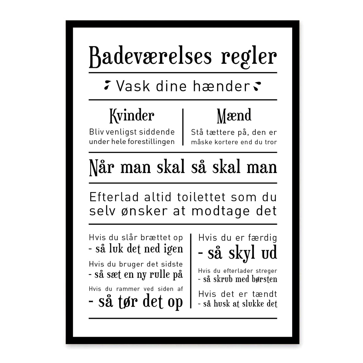 Regler Til Badev relse Plakat Til Dit Toilet Homedec dk regler-til-badev-relse-plakat-til-dit-toilet-homedec-dk