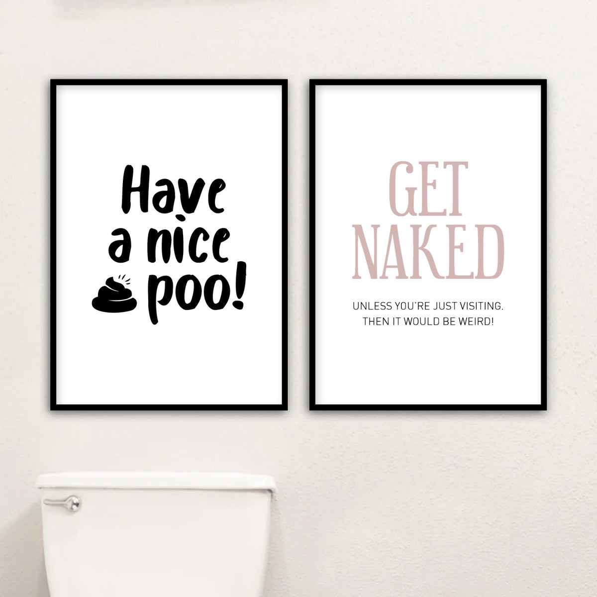 badeværelse plakat toilet