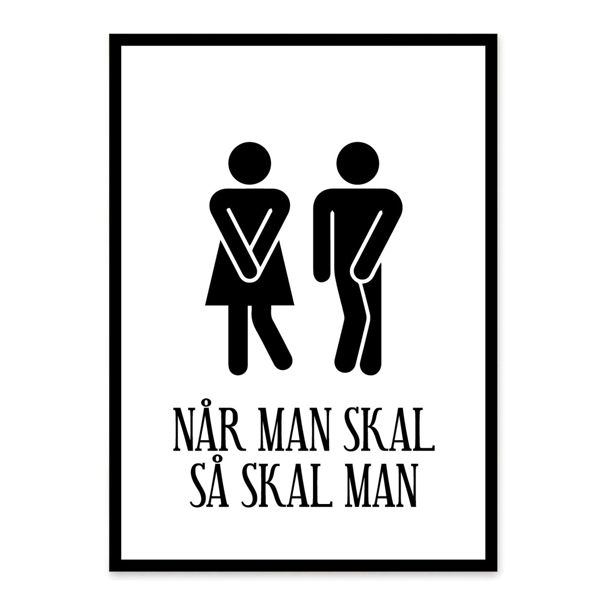 badeværelse plakat toilet