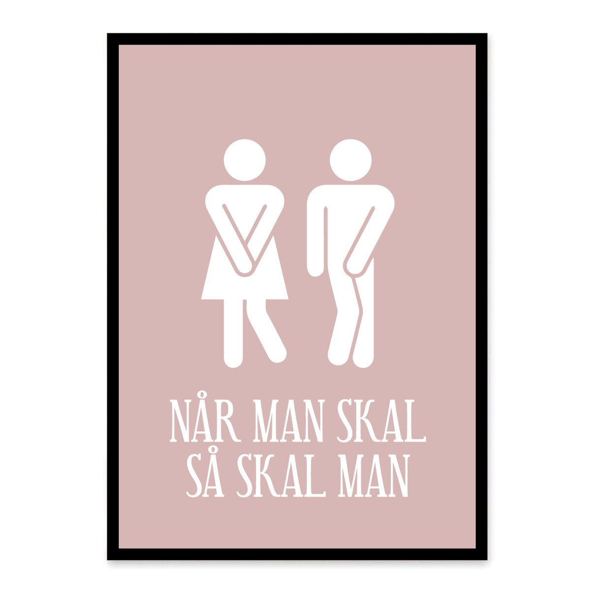 badeværelse plakat toilet