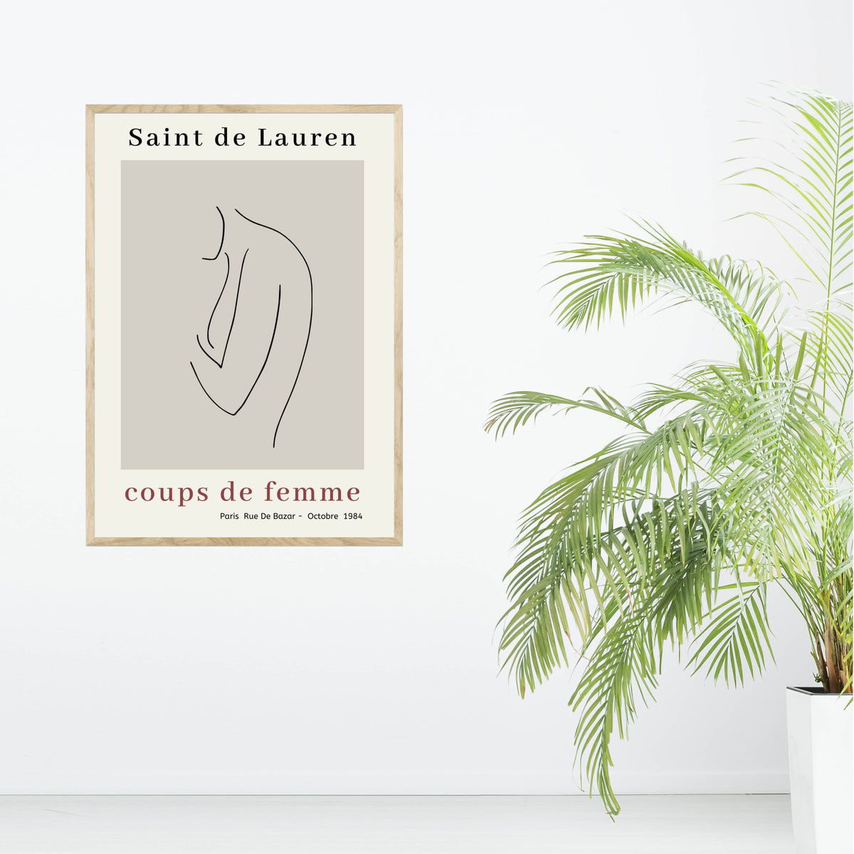 Saint de Lauren Plakat - Coups de Femme