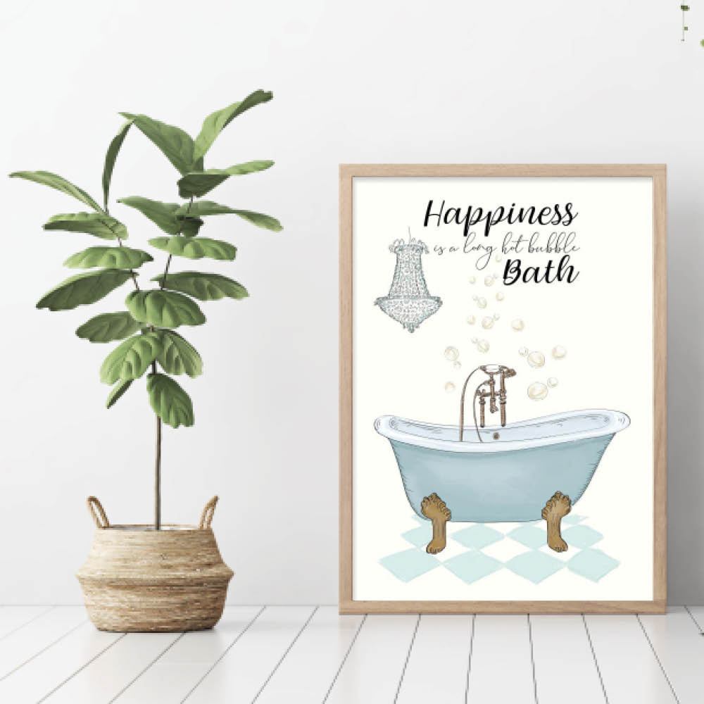 badeværelse plakat toilet