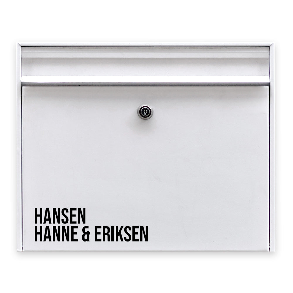 postkasse sticker