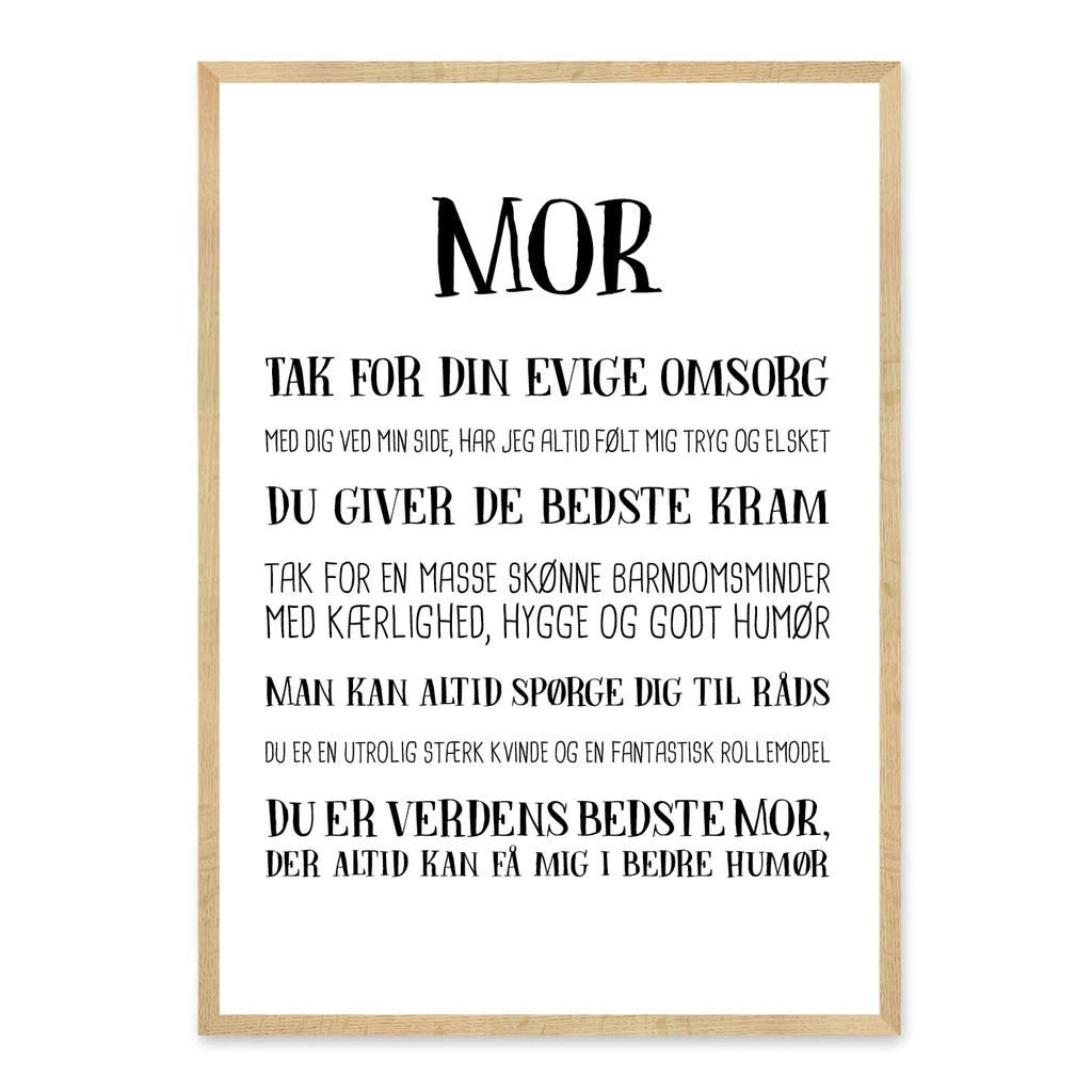 ekstremt landmænd vagt Mor plakat - Perfekt gaveide til MORS DAG – Homedec.dk