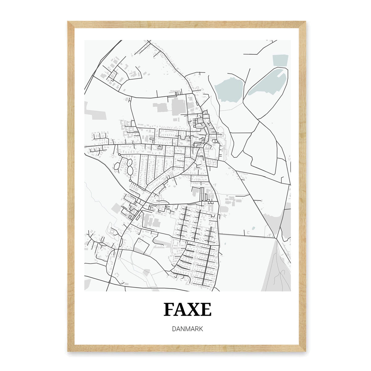 Faxe bykort plakat – Homedec.dk