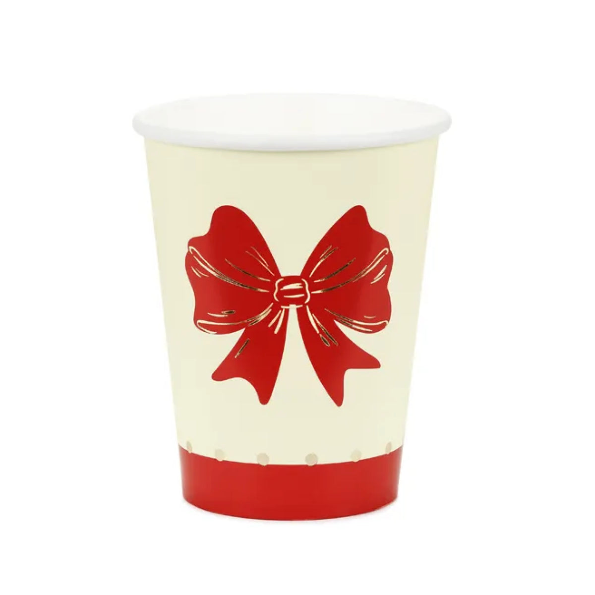 Julepapkrus med Rød Sløjfe – 250 ml – 6 stk.