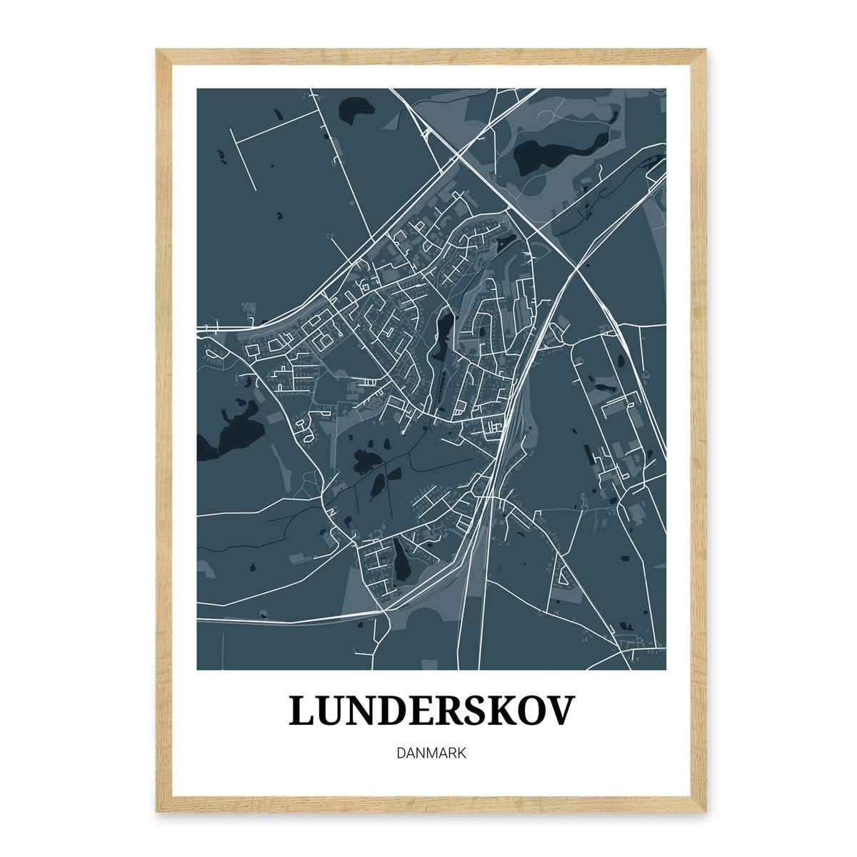 Lunderskov bykort plakat – Homedec.dk