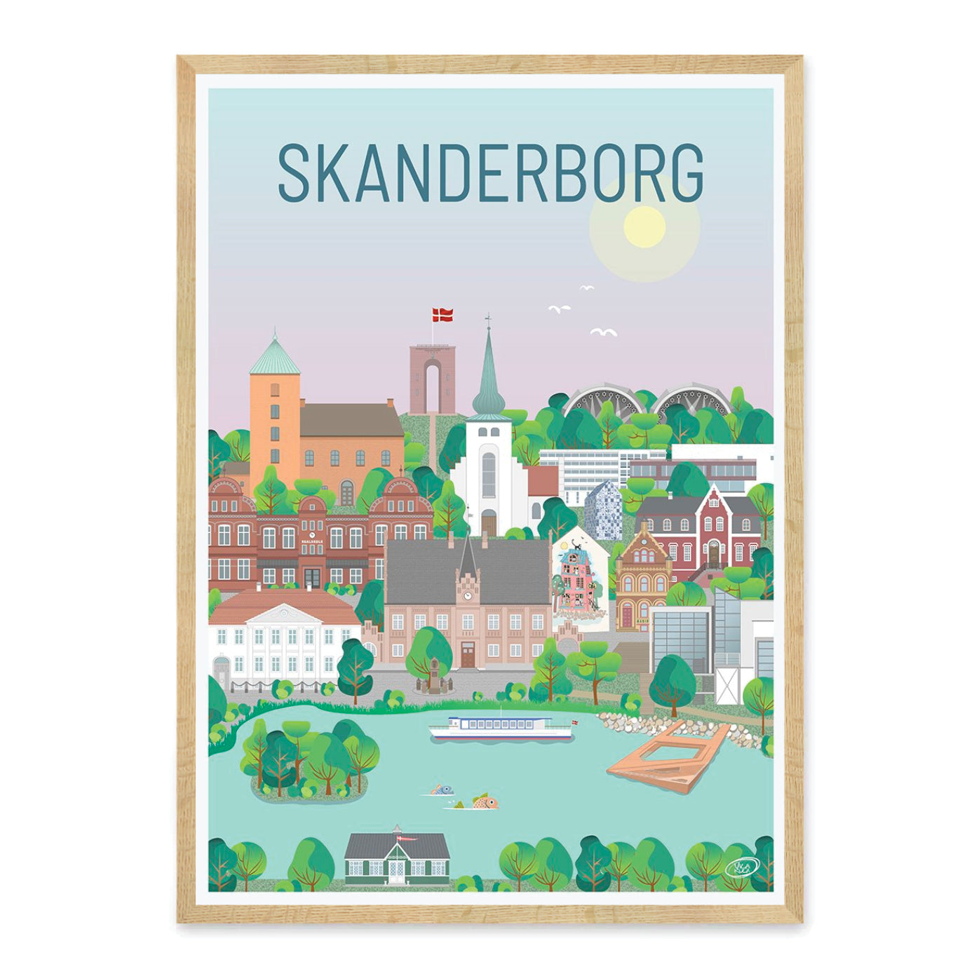 At redigere hvordan Instrument Skanderborg plakat - illustration af Vilakula – Homedec.dk
