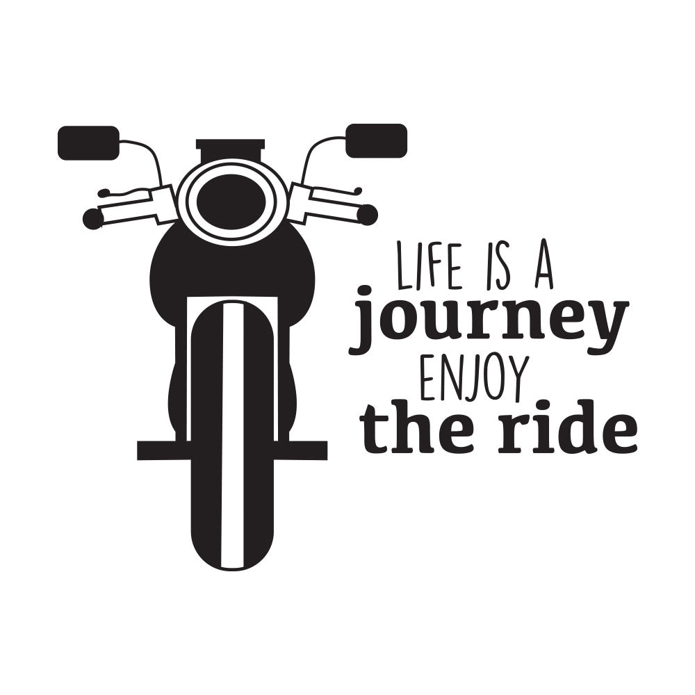 Motorcykel - the ride Wallsticker Billig fragt –