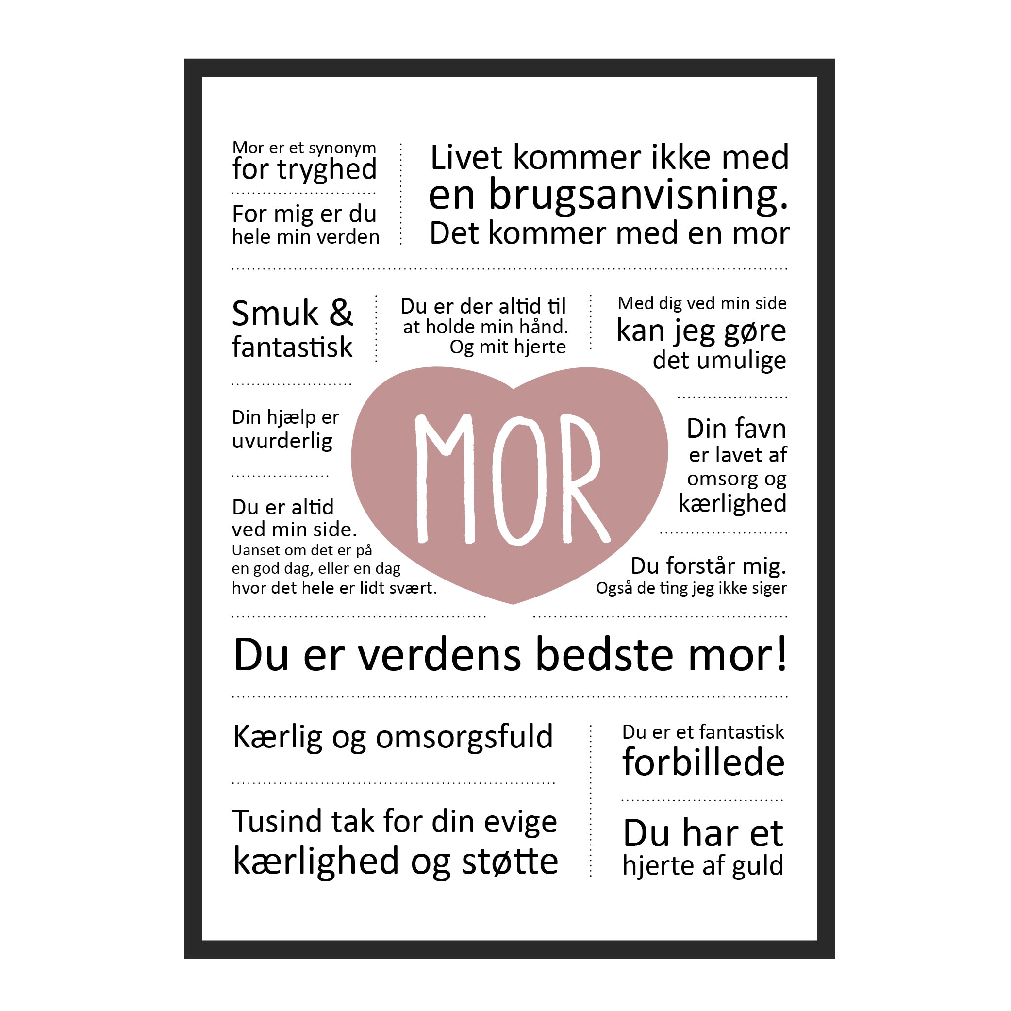 ekstremt landmænd vagt Mor plakat - Perfekt gaveide til MORS DAG – Homedec.dk