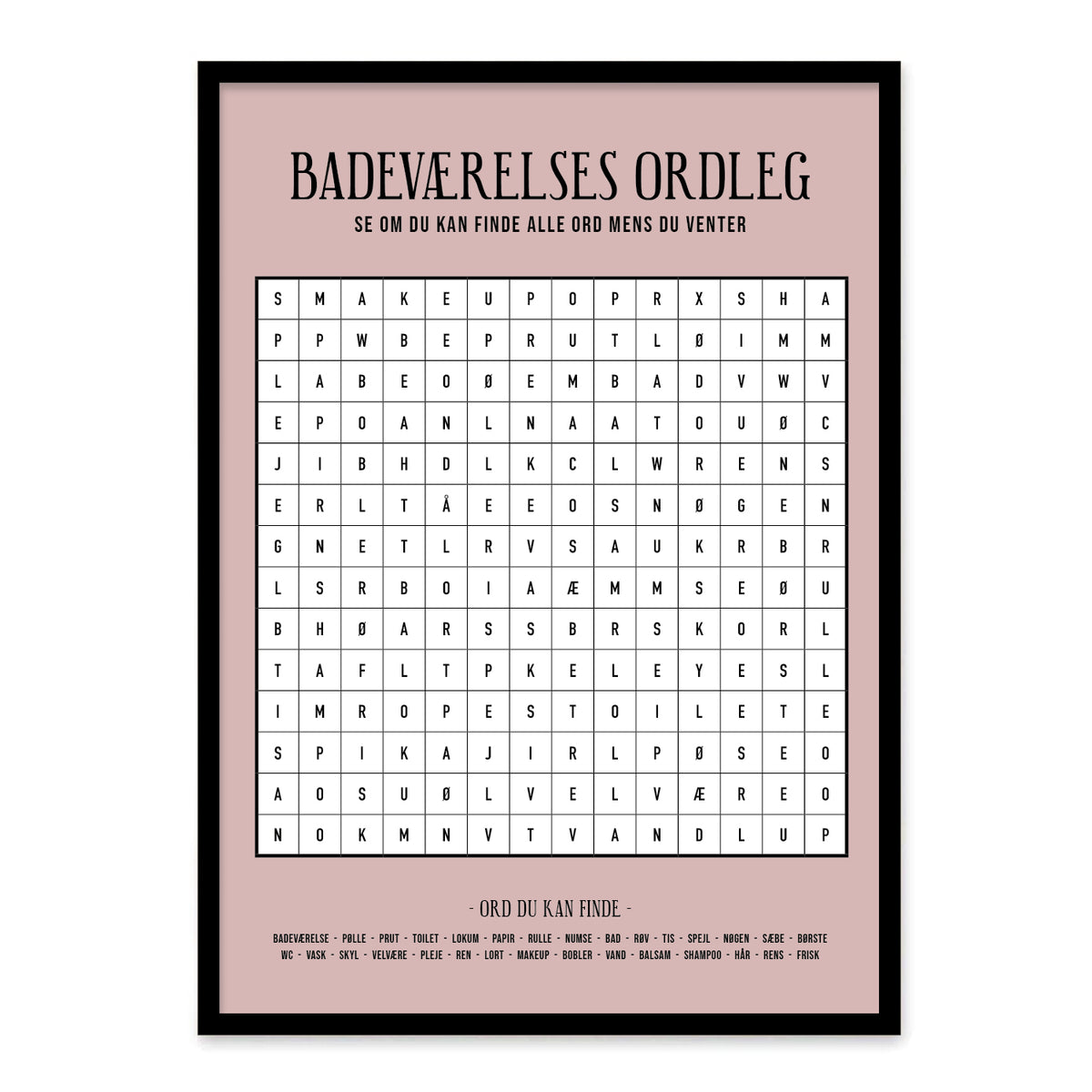 badeværelse plakat toilet 