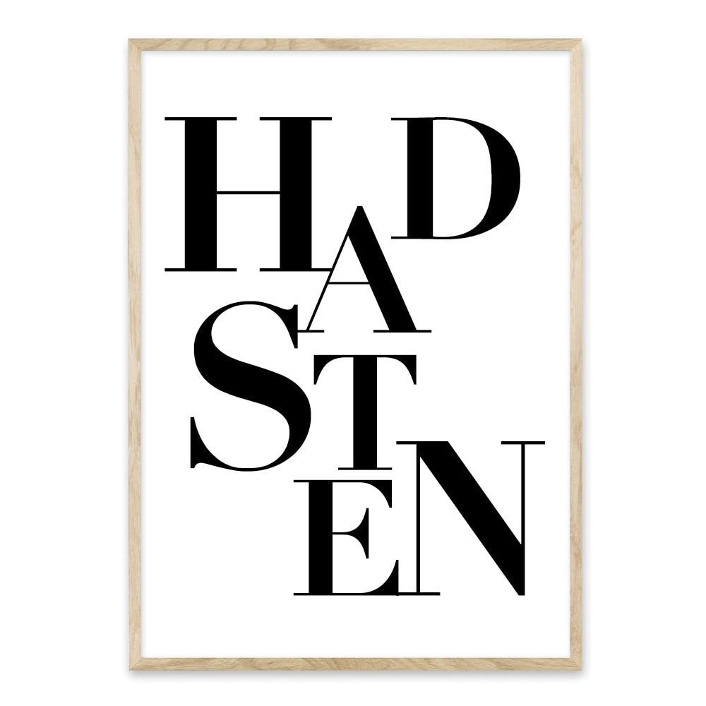 Hadsten plakat - Danmarks største udvalg af byplakater Homedec.dk