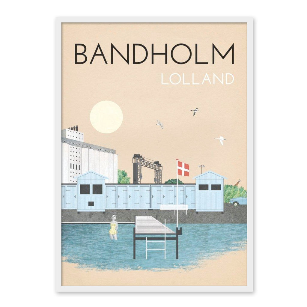 symptom drøm Viva Bandholm - Dansk byplakat designet af Mette Glyholt – Homedec.dk