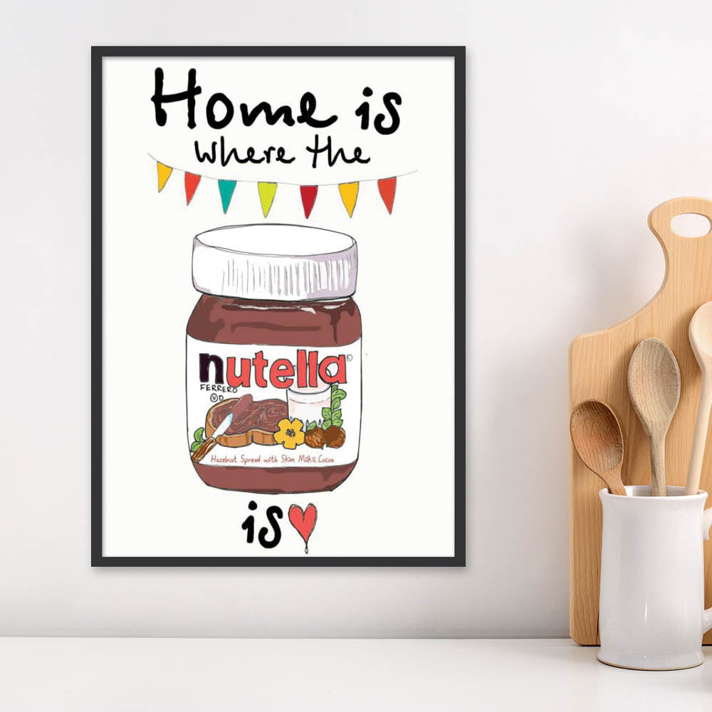 Home is where Nutella is - plakat af Mouse & Pen Homedec.dk