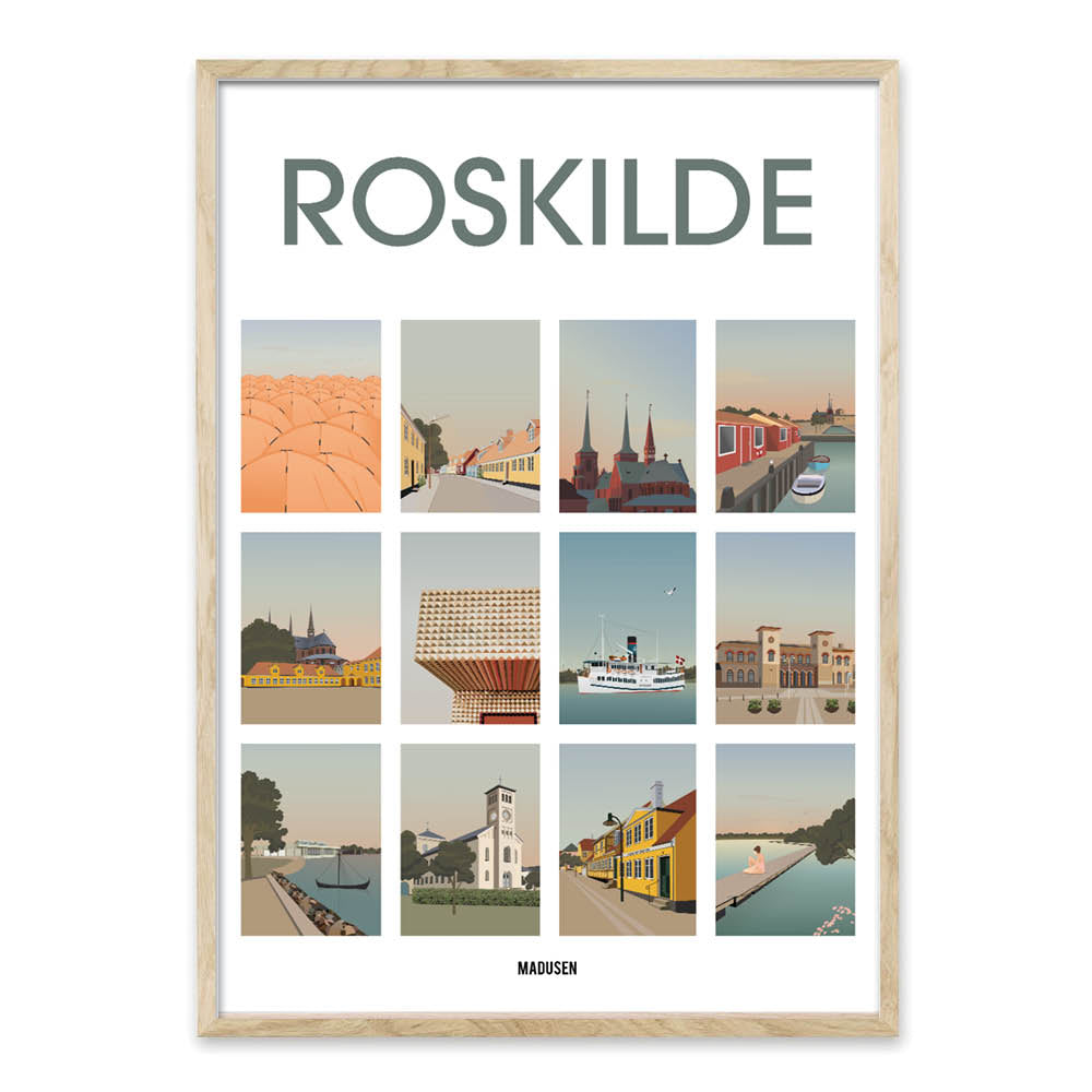 Roskilde plakater - største udvalg af byplakater – Homedec.dk