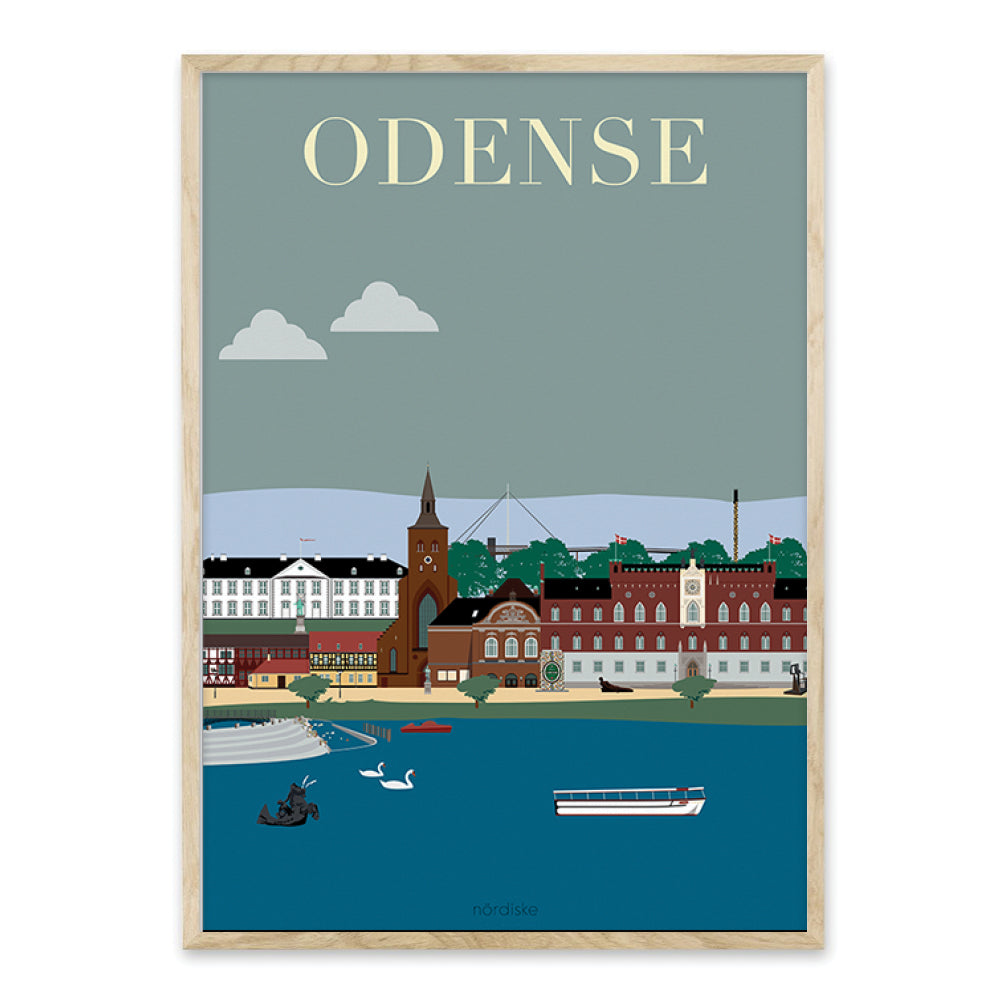 Usikker vandtæt Great Barrier Reef Odense plakater - Danmarks største udvalg af byplakater – Homedec.dk