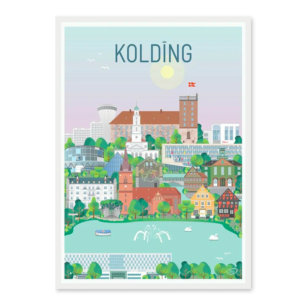 Kolding - illustration af Vilakula – Homedec.dk