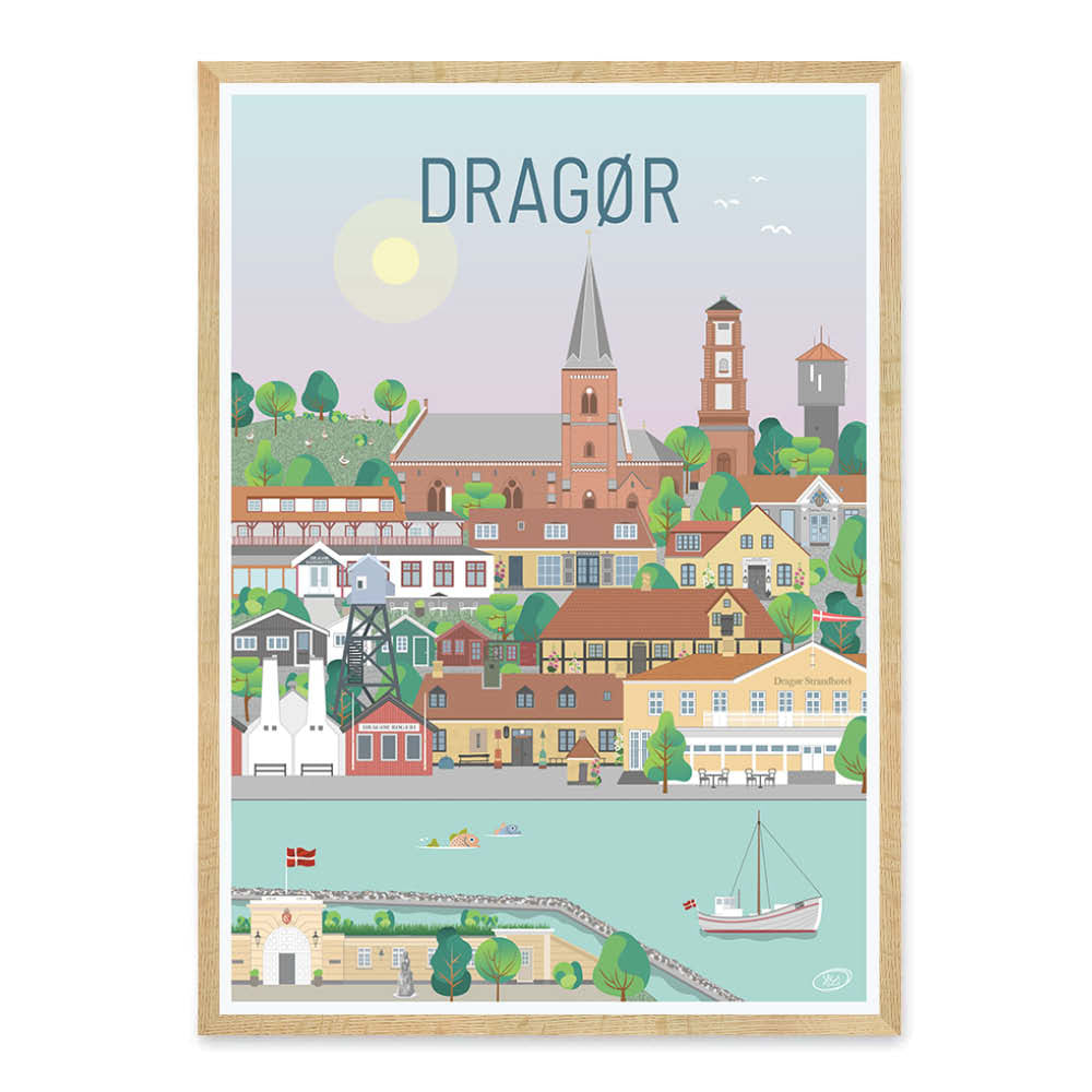 Dragør - illustration af Vilakula – Homedec.dk