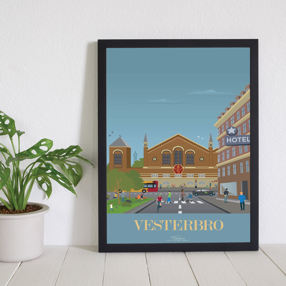 Fordeling Demonstrere vores Vesterbro plakat | Plakat fra Designkunst – Homedec.dk