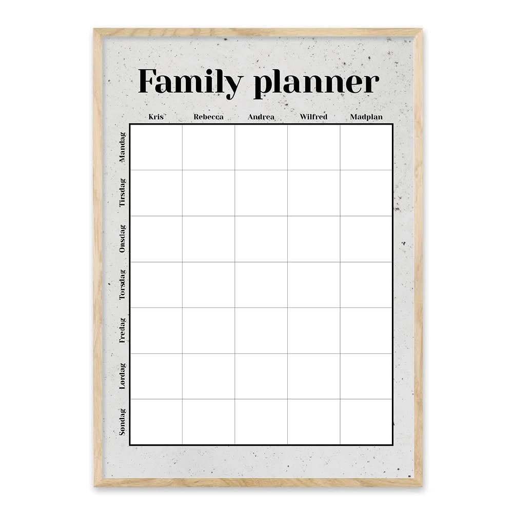 Planners og familie kalender - Se vores udvalg