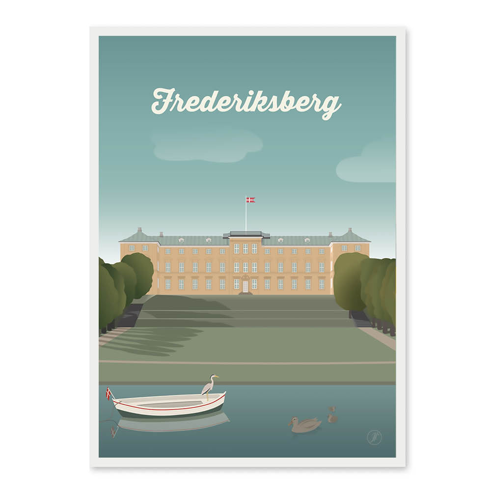 Frederiksberg plakat illustration af Jeanet Kristensen –
